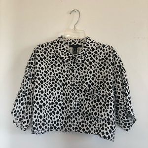Cropped Button Up